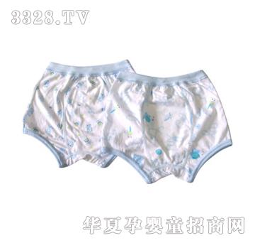 宝马波尼宝宝熊四角裤两件装
