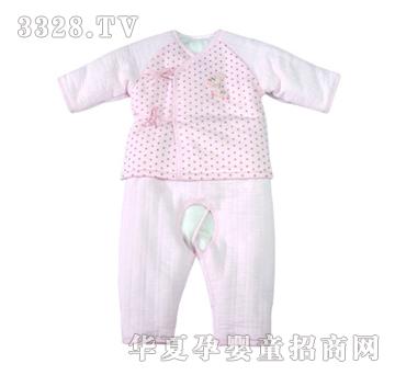 宝马波尼可可熊保暖系带和服套装开裆