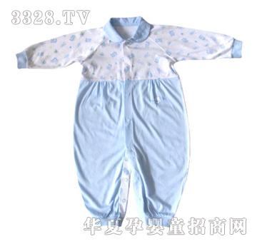 如意宝贝蜻蜓熊小圆领双用袍