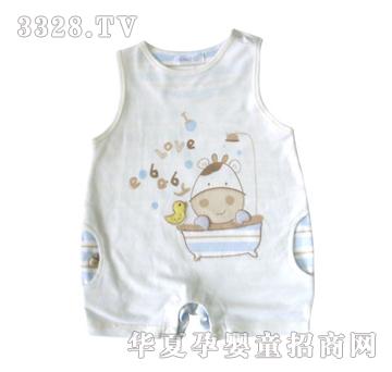 如意宝贝乳牛肩开连身衣