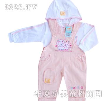 娃娃谷喜洋洋吊带裤套装