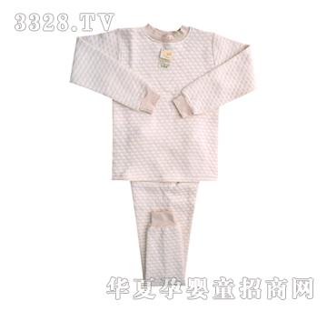 娃娃谷高级彩棉中领套