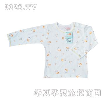 娃娃谷单面印花肩开衫