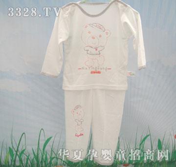 母婴坊M2239竹纤维单面印花双开肩钮套