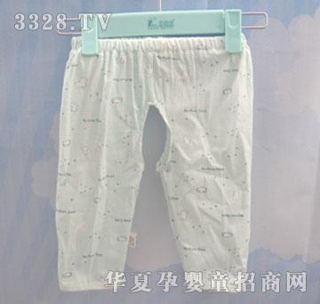 母婴坊M2261超柔单面印花开裆裤