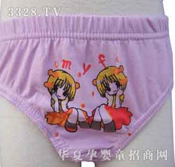 家婴坊女童三角内裤