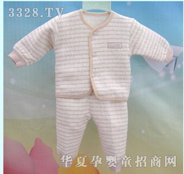 家婴坊彩棉夹丝保暖开胸套