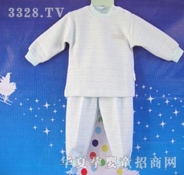 家婴坊长城色条保暖肩开中领套