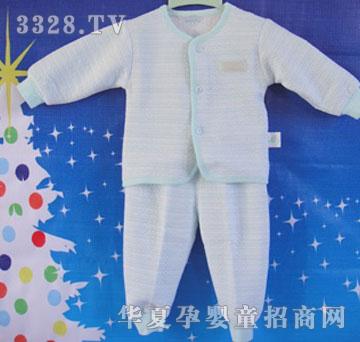 家婴坊长城色条保暖开胸套