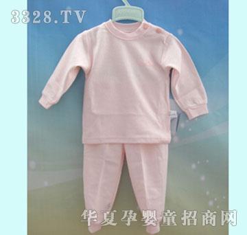 家婴坊素色提花双面肩开中领套