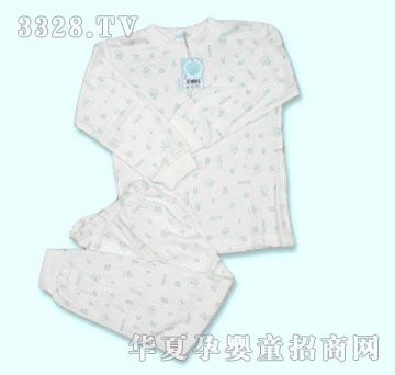 家婴坊40S印花双面中领套