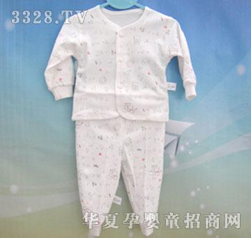 家婴坊40S超柔印花双面开胸套