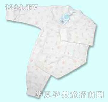 家婴坊40S印花双面开裆哈衣