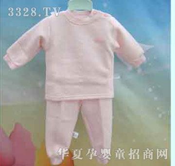 家婴坊素色提花保暖肩开中领套