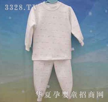家婴坊印花夹丝提花保暖中领套
