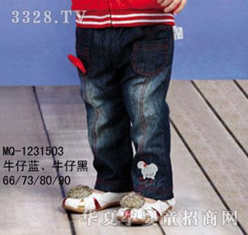 家婴坊牛仔单裤