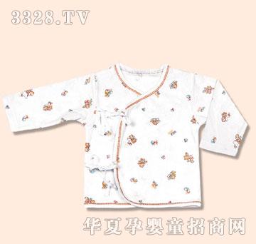 娃丽比单面竹纤维印花开胸衫