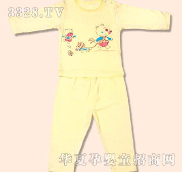 娃丽比双面素色竹纤维圆领肩开套