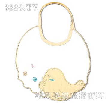 娃丽比毛巾压胶海狮口水围