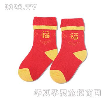 娃丽比长筒喜庆宝宝袜