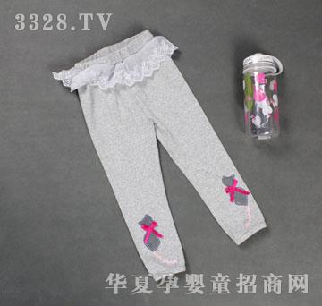 小数点服饰蕾丝打底裤8237707