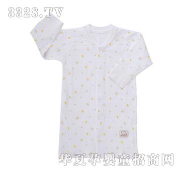 小米米双层提花对襟长袍YU0531Y