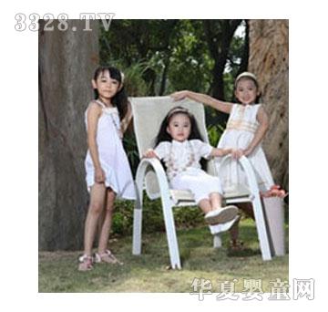 沐阳童白色公主裙