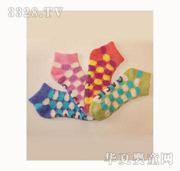 宇力五彩斑点婴儿袜