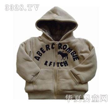 苏蒂华珊棕色带帽外套