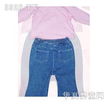 佳熙曼花边领女童套装