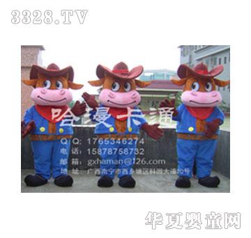 牛仔牛舞台特殊服装