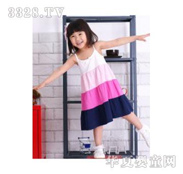 蟹蟹牛女童连衣裙