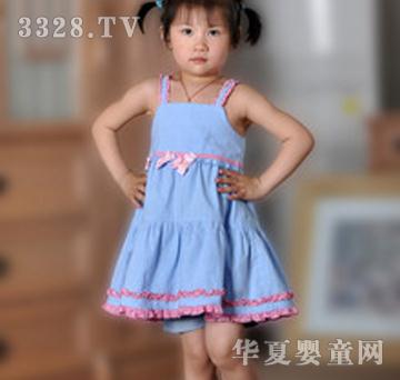 童威尔女童吊带裙