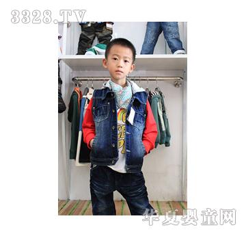 童美俊子男童牛仔套装