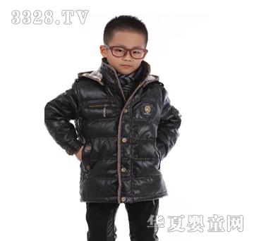 吸引力·boy男童羽绒服黑色