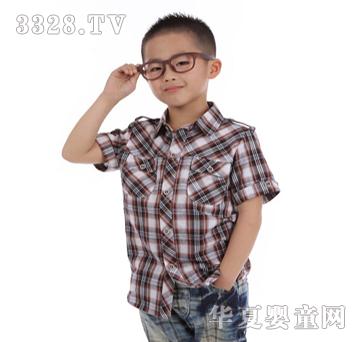 吸引力·boy男童衬衣短袖