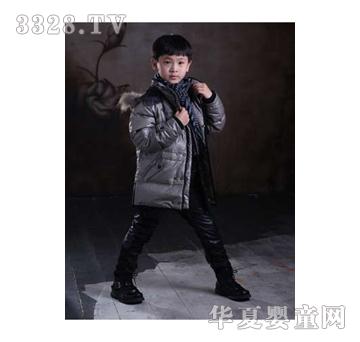 吸引力·boy男童羽绒服灰色