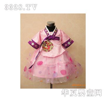 恰恰兔粉色韩服