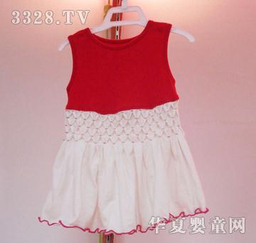 笑子女童背心裙