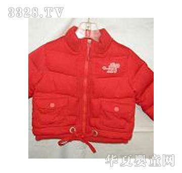 喜哥马儿童羽绒服红色