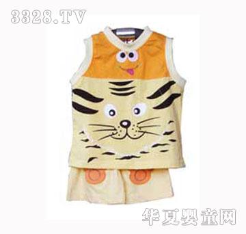 开舒牌婴幼儿服装可爱老虎套装