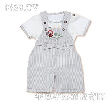 赤子夏装背带服2012