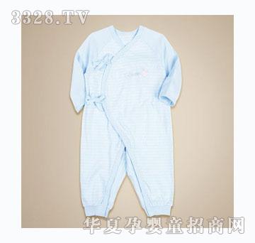 好孩子小熊与小兔全棉系带连身衣