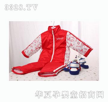 安宝儿外出服红色