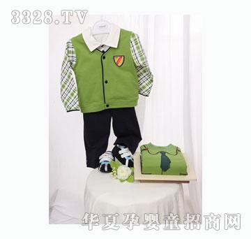 安宝儿外出服（草绿）套装