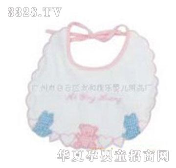 爱婴皇全绣花围兜