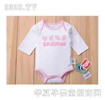 天宝BABiBOO长袖角脚连体衣