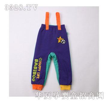 天宝BABiBOO吊带间棉长裤