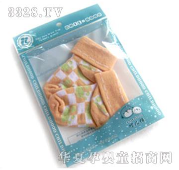 巧儿福咖啡色袜子
