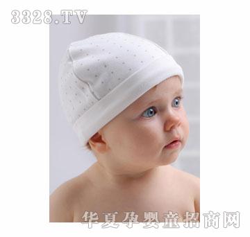 藕糖氏婴幼儿竹纤维套头帽T123Y9003